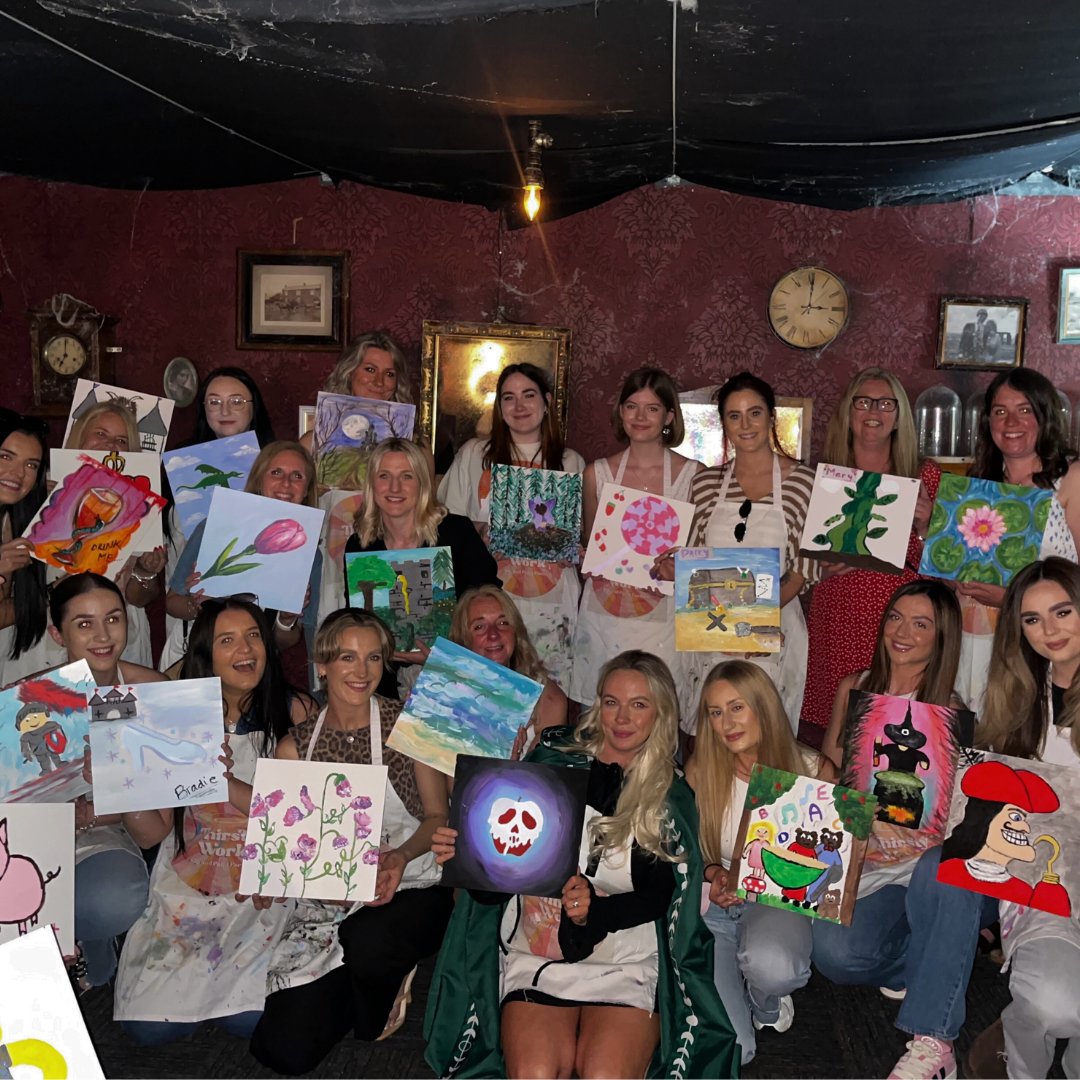 🎨 Huge thanks to @thirstyworksipandpaint for an amazing night of creativity at The Great Escape Game! We loved seeing everyone’s masterpieces come to life. 🖌️🍷

Don’t miss the next Sip &amp; Paint on 6th June – see you there! 💫 #SipAndPaint #CreativeNights #TheGreatEscapeGame