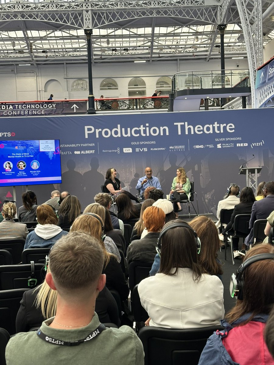 MPTS (@mediaprodshow) on Twitter photo <a href="/Broadcastnow/">Broadcastnow</a>’s Rebecca Cooney chairs ‘The State of Mind: Mental Health in TV & Film’ session at the Production Theatre with <a href="/FilmTVCharity/">The Film and TV Charity</a> & <a href="/6ftfrom/">6ft From The Spotlight</a> #MPTS2025 <a href="/Broadcastnow/">Broadcastnow</a>’s Rebecca Cooney chairs ‘The State of Mind: Mental Health in TV & Film’ session at the Production Theatre with <a href="/FilmTVCharity/">The Film and TV Charity</a> & <a href="/6ftfrom/">6ft From The Spotlight</a> #MPTS2025