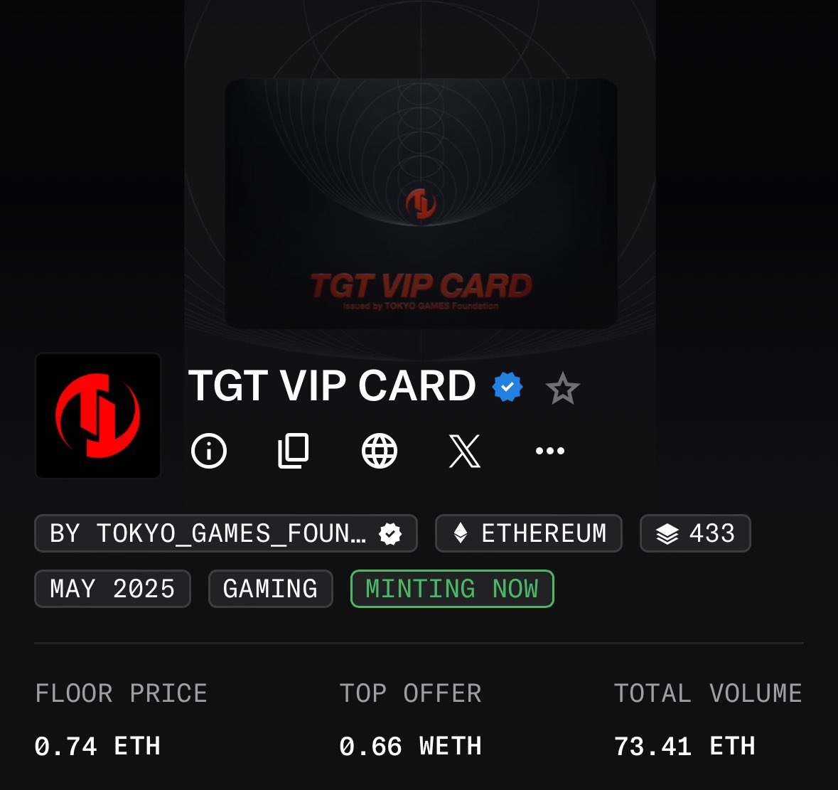 Thanks <a href="/mirror_web3/">Mirror</a> giving <a href="/BITMEN_/">BITMEN</a> WL spots for <a href="/TOKYOGAMES_FDN/">TOKYO GAMES Foundation</a> 

0.1 ETH -&gt; 0.75 ETH 

Higher.