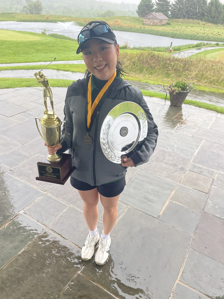Congratulations to our girls golf team! HWS County Champs!! A special shout out to Esther Choi who took home the individual title. Way to go Lions!! 🦁