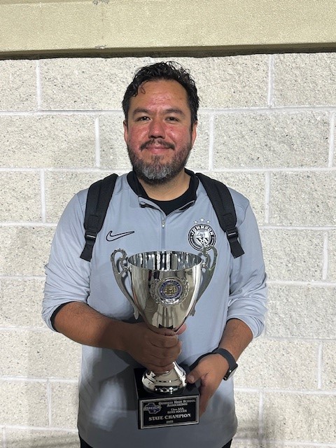 Congratulations to Head Coach of the JHS Boys Soccer Program, Coach Frank Zamora! His team's 1-0 victory over the Northwest Bruins last night in the GHSA AAA State Finals not only secured the program's third state title in four seasons, but it also brought him his 100 career