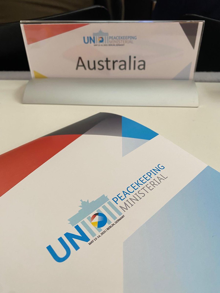 Natasha Smith (@ausamb_de) on Twitter photo Honoured to represent 🇦🇺 at the 2025 <a href="/UNPeacekeeping/">UN Peacekeeping</a> Ministerial in Berlin. 🇦🇺 pledged new funding, training & partnerships to make peacekeeping safer & future-ready. We're also deepening work on Peacebuilding and Women, Peace & Security. <a href="/UN/">United Nations</a> #PKM2025 Honoured to represent 🇦🇺 at the 2025 <a href="/UNPeacekeeping/">UN Peacekeeping</a> Ministerial in Berlin. 🇦🇺 pledged new funding, training & partnerships to make peacekeeping safer & future-ready. We're also deepening work on Peacebuilding and Women, Peace & Security. <a href="/UN/">United Nations</a> #PKM2025