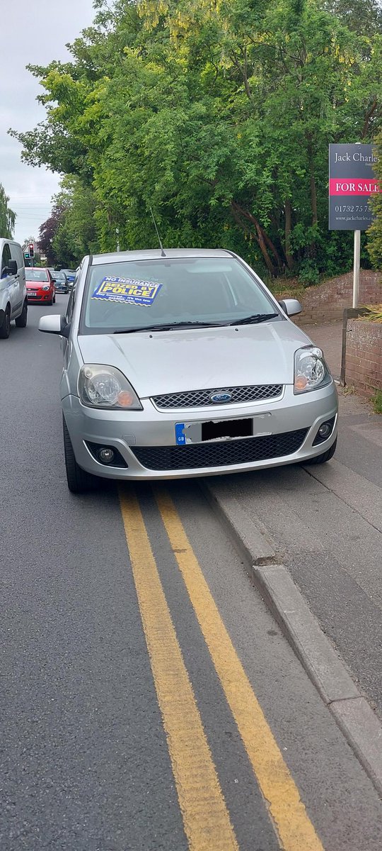 #LPT4 This #Ford #Fiesta was sighted on #A26 #HadlowRoad #Tonbridge and was caused to be stopped after information suggested the #Driver may be #Disqualified from driving. Checks revealed the driver is indeed disqualified and also driving with #NoInsurance #Seized CAD 15-0417 RB