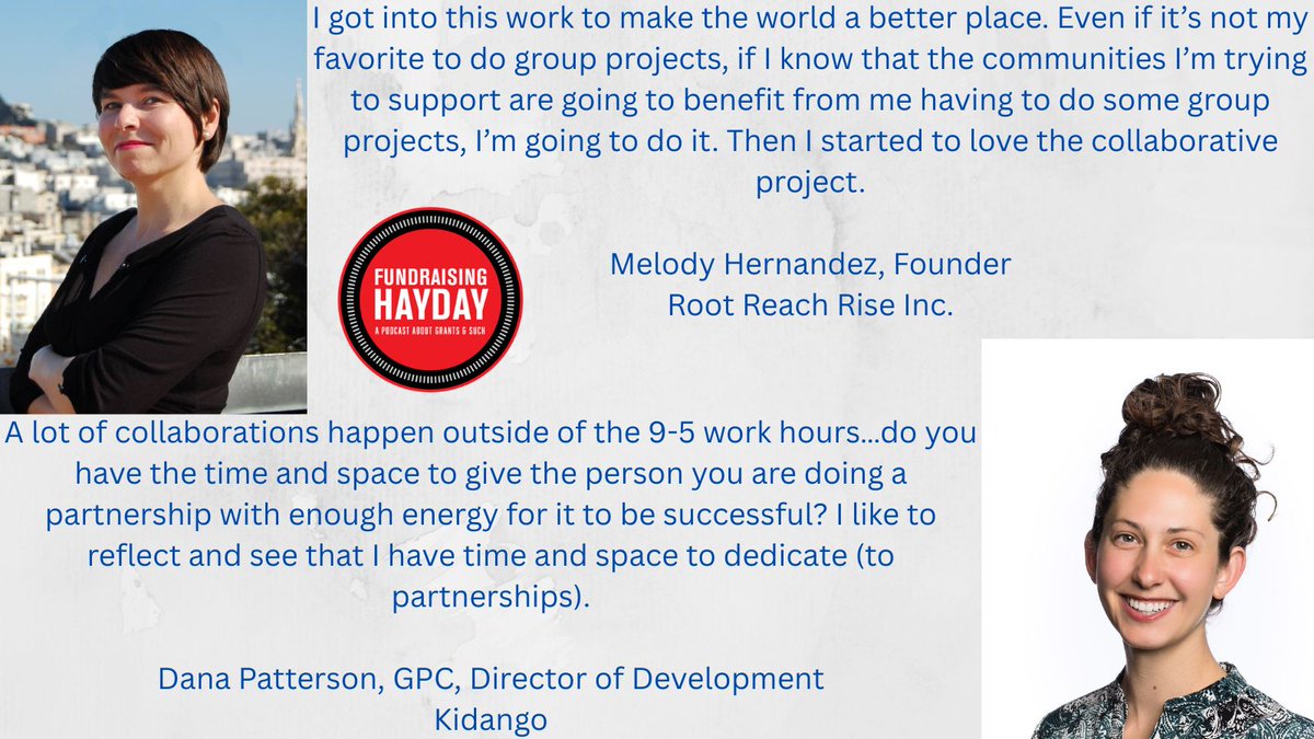 We’re joined by Dana Patterson, GPC, and Melody Hernandez, two successful grant pros, who have found the benefits of collaboration. Take a listen: bit.ly/4jLQsW9