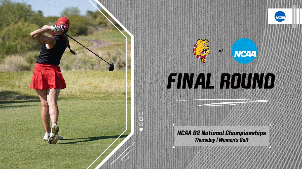 Ferris Athletics (@ferrisathletics) on Twitter photo FINAL ROUND! The Bulldogs hit the tee today for the final round of the NCAA D2 National Championships! Go Bulldogs! Follow live results here: scoreboard.clippd.com/tournaments/23โฆ <a href="/FerrisStateGolf/">Ferris State Golf</a> FINAL ROUND! The Bulldogs hit the tee today for the final round of the NCAA D2 National Championships! Go Bulldogs! Follow live results here: scoreboard.clippd.com/tournaments/23โฆ <a href="/FerrisStateGolf/">Ferris State Golf</a>