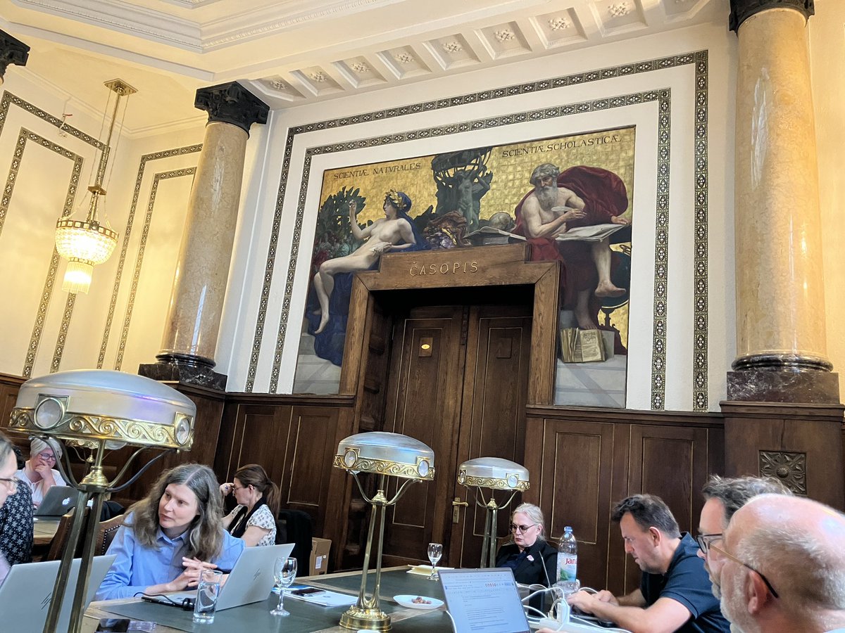 Busy busy day 1, only slightly distracted by the stunning venue! Hrvatski Drzavni Arhiv