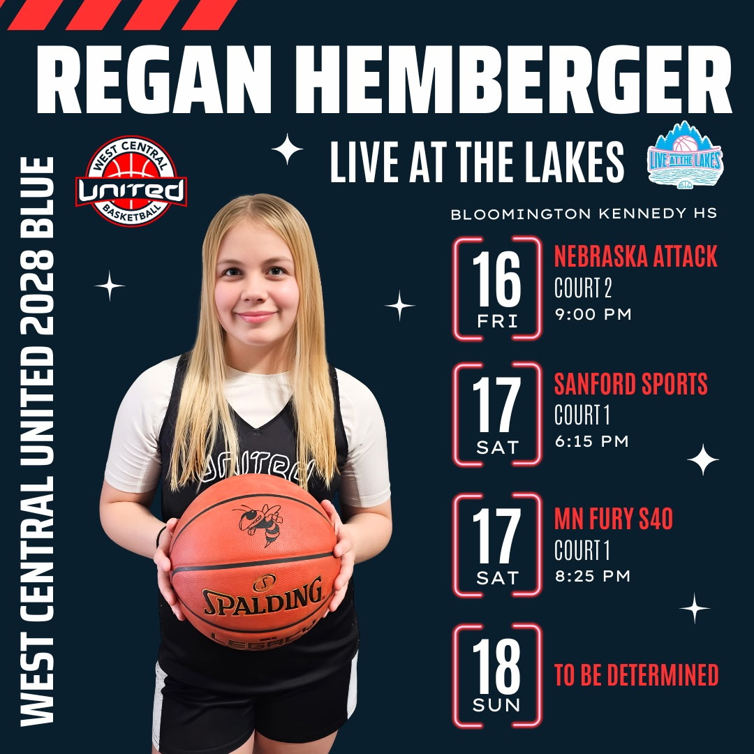 Regan (@hembergerregan) on Twitter photo Let's Go <a href="/WCUgirlshoops/">West Central United Girls</a>!! π₯
Excited for Live at the Lakes this weekend with my team!
<a href="/GMacHoops/">Grant McGinnis</a> <a href="/EricJrAllStar/">EricJrAllStar</a> <a href="/TheMRR7/">The Midwest Recruiting Resource</a> Let's Go <a href="/WCUgirlshoops/">West Central United Girls</a>!! π₯
Excited for Live at the Lakes this weekend with my team!
<a href="/GMacHoops/">Grant McGinnis</a> <a href="/EricJrAllStar/">EricJrAllStar</a> <a href="/TheMRR7/">The Midwest Recruiting Resource</a>