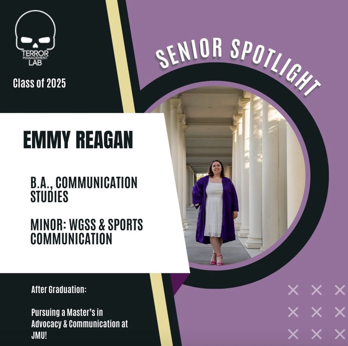 Today, our lab celebrates the graduation of Emmy Reagan!