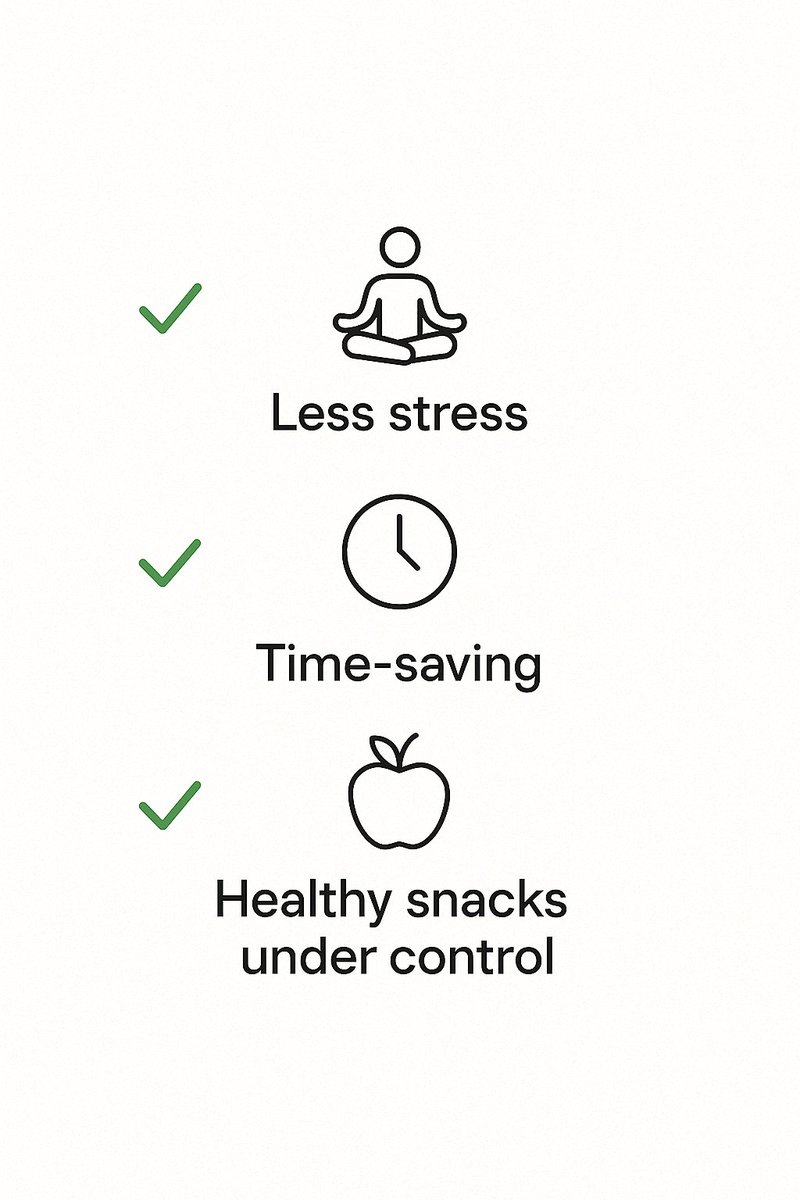 valtorianyk's tweet image. Studies show that 70% of people who plan their meals feel less stressed.
Ready to take control of your meals and reduce stress?