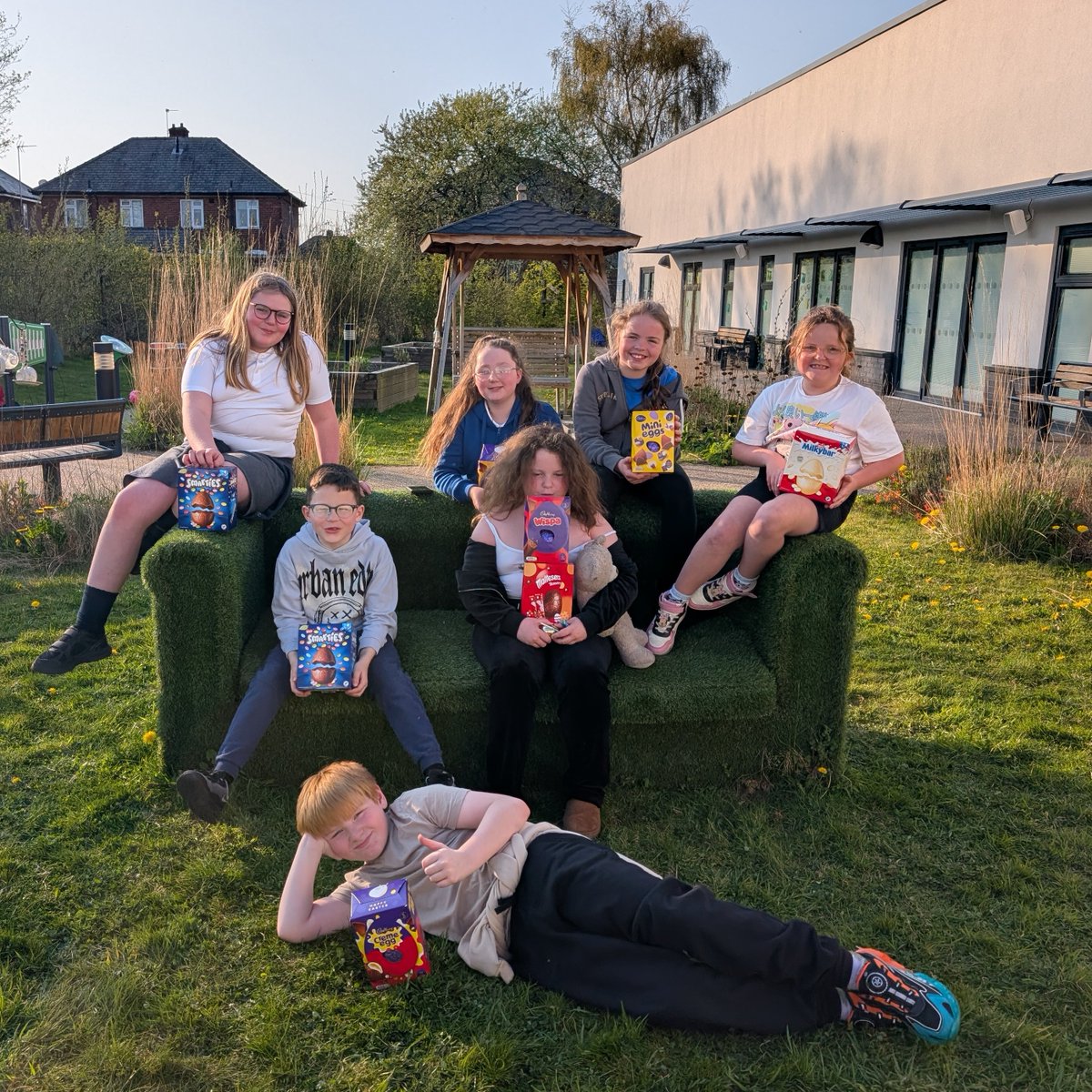 𝑻𝒉𝒂𝒏𝒌 𝒚𝒐𝒖 to @theoutpostrhosesmor &amp; community for very kindly donating lots of Easter treats for our Young Carers again this year. We LOVED doing Easter egg hunts during our groups and residential. We can confirm they have been thoroughly enjoyed! 🫶🏽🍫🐰