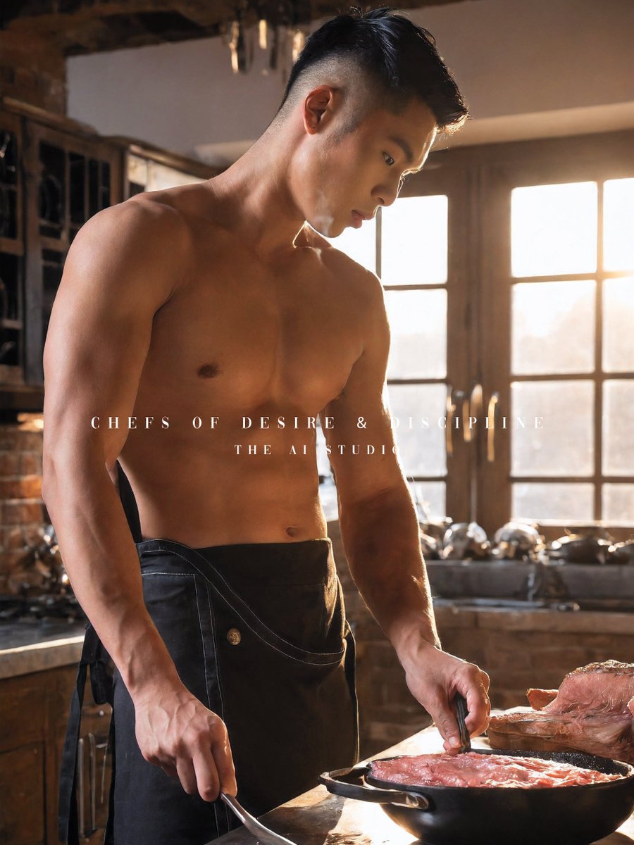 Raw, refined, relentless.
A series where the kitchen is a stage — and the chef, a sculptor in steam and skin.
Who says art can't sizzle? 🔥
Exclusive artwork available on Patreon-Bio!
