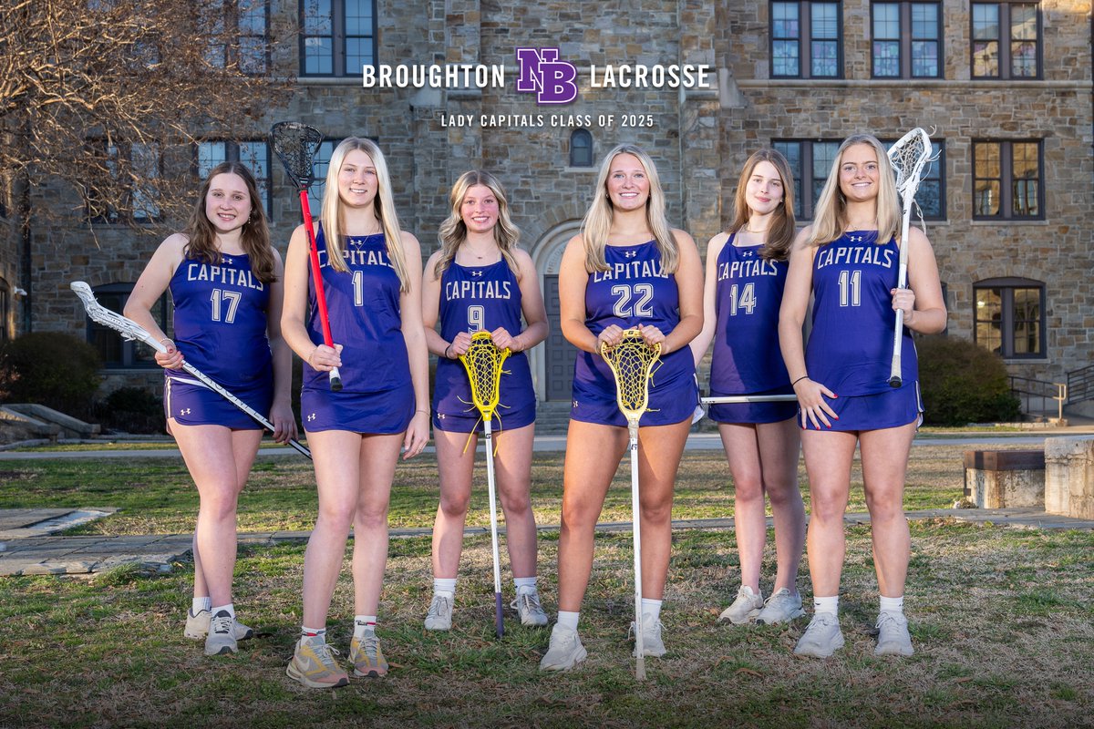 Broughton Lady Caps lacrosse will honor their seniors tonight at their game vs Athens Drive.