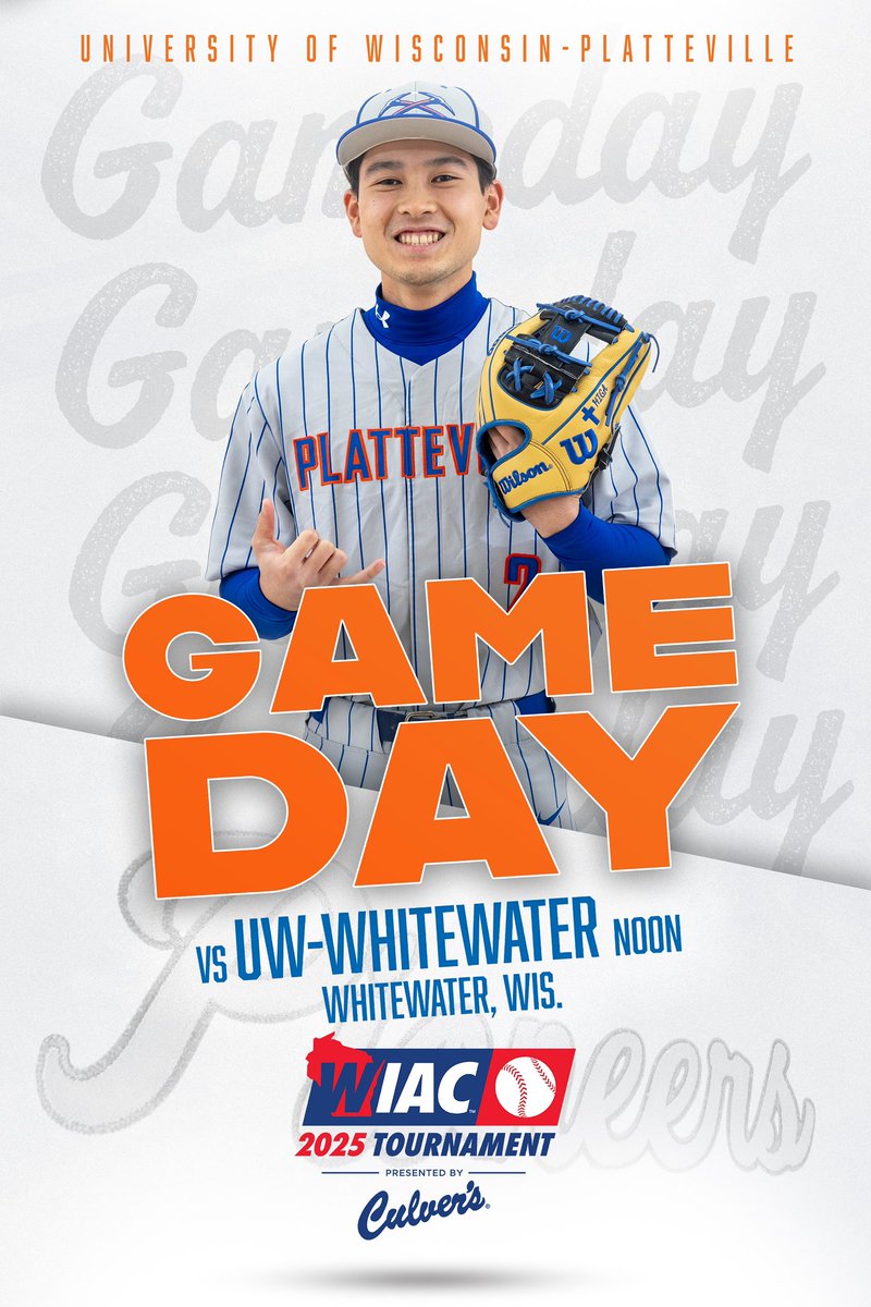 UW-Platteville Athletics (@uwp_pioneers) on Twitter photo Good luck to the <a href="/UWPlattBaseball/">UW-Platteville Baseball</a> team in the first round of the #WIAC Tournament!!!! The Pioneers take on UW-Whitewater at noon.
📺📈 letsgopioneers.com/composite?d=20…
#uwp #uwplatteville #platteville Good luck to the <a href="/UWPlattBaseball/">UW-Platteville Baseball</a> team in the first round of the #WIAC Tournament!!!! The Pioneers take on UW-Whitewater at noon.
📺📈 letsgopioneers.com/composite?d=20…
#uwp #uwplatteville #platteville