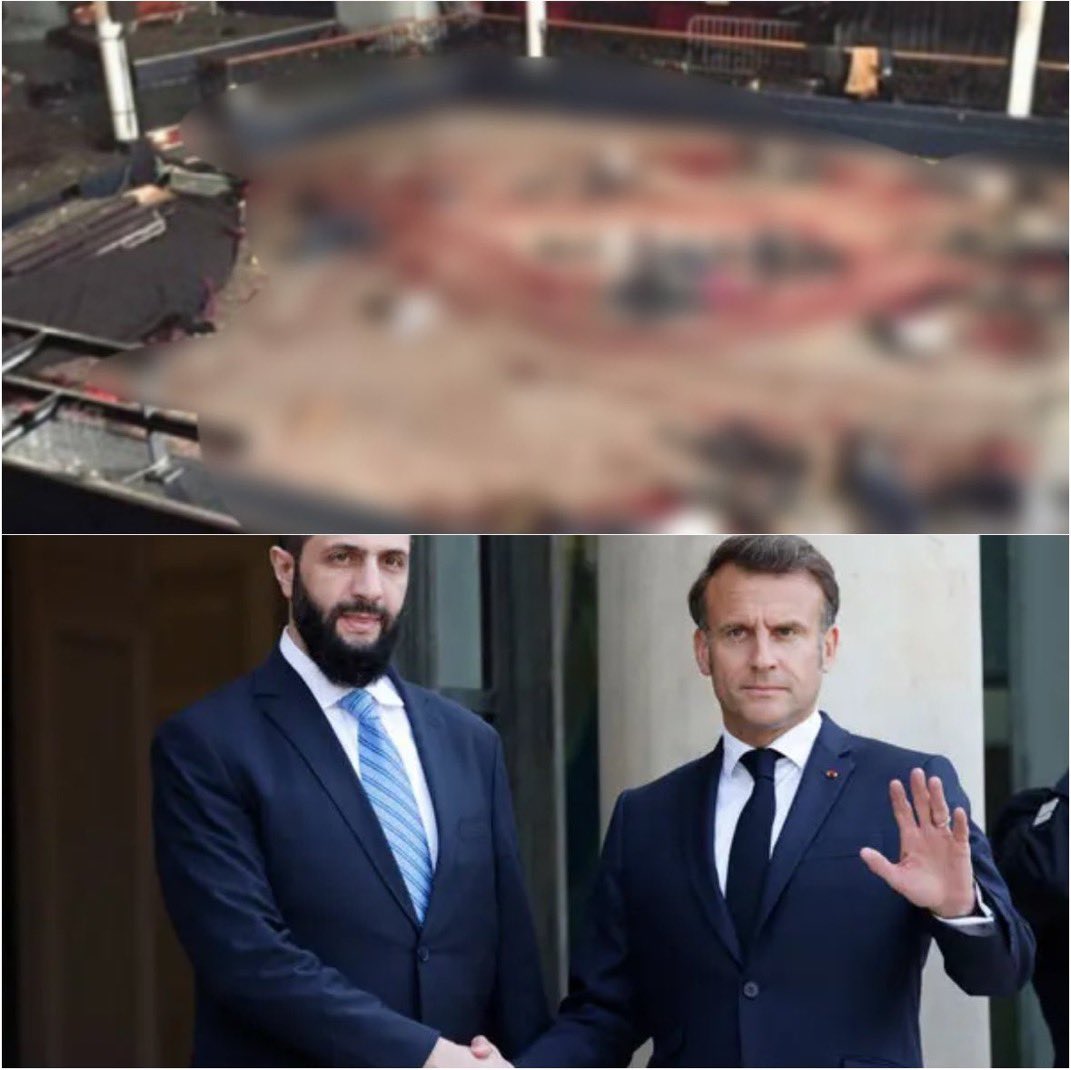 A former ISIS/al-Qaeda terrorist, who partook in the Yazidi genocide and killed Christians, and who’s currently persecuting Druze and Alawites in Syria, was welcomed in France as a guest of honor.

Funny how France’s Muslim population was not outraged and did not protest like