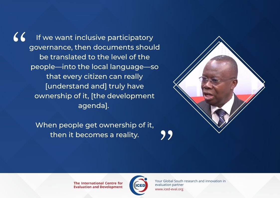 On May 5, CEO Dr. David Ameyaw, joined <a href="/Tv47Newske/">tv47ke</a>  to discuss development in Africa. 

He emphasized the need for evidence-based policy, and the importance of locally-led research activities &amp; participatory governance for Africa's future.

📽️Excerpt here: bit.ly/tv47ICED