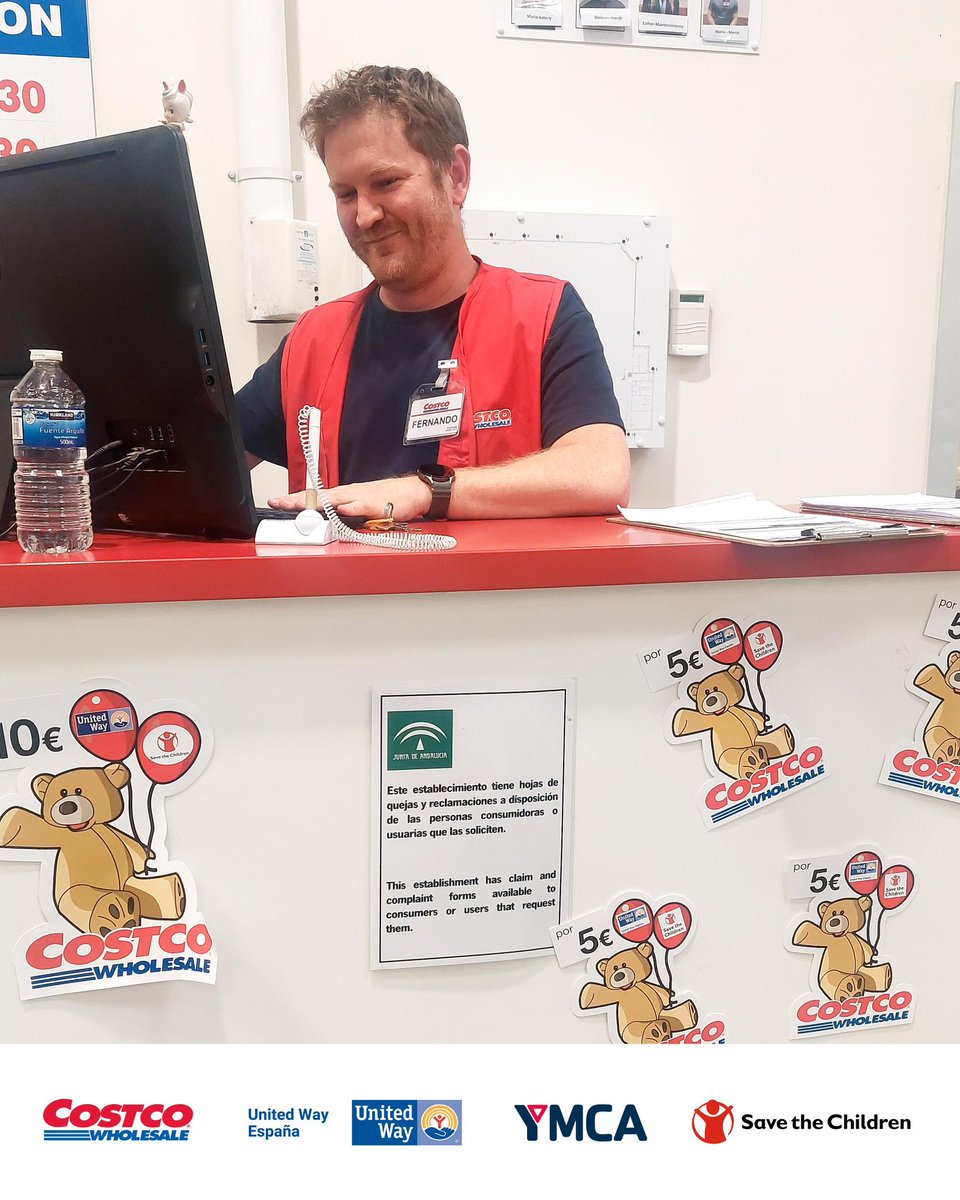 ¡Este mayo, cada oso cuenta! 🧸

En tiendas <a href="/Costco/">Costco</a> , busca nuestros Osos Solidarios (5€, 10€ o 20€) en línea de cajas y ayuda a financiar campamentos de #verano para niños en riesgo de exclusión con <a href="/SaveChildrenEs/">Save the Children Es</a> y <a href="/ymca_esp/">YMCA España</a> .
¡Haz que este verano cuente! ⛺️☀️