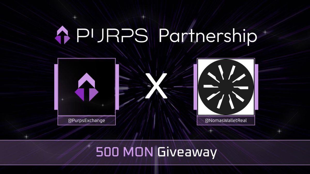 PurpsExchange's tweet photo. Purps x Nomas wallet partnersship 🤝

Trade perps. Swap tokens. Farm rewards.
All inside your Telegram wallet.

No more wallets. No more excuses. Just pure on-chain action.

To celebrate: 500 MON Giveaway
(50 winners x 10 MON each)

How to enter:
1. Follow @PurpsExchange & @NomaswalletReal
2. Drop your Nomas wallet address + screenshot
3. Like, RT, and tag 3 degens.

48hrs ⏰
