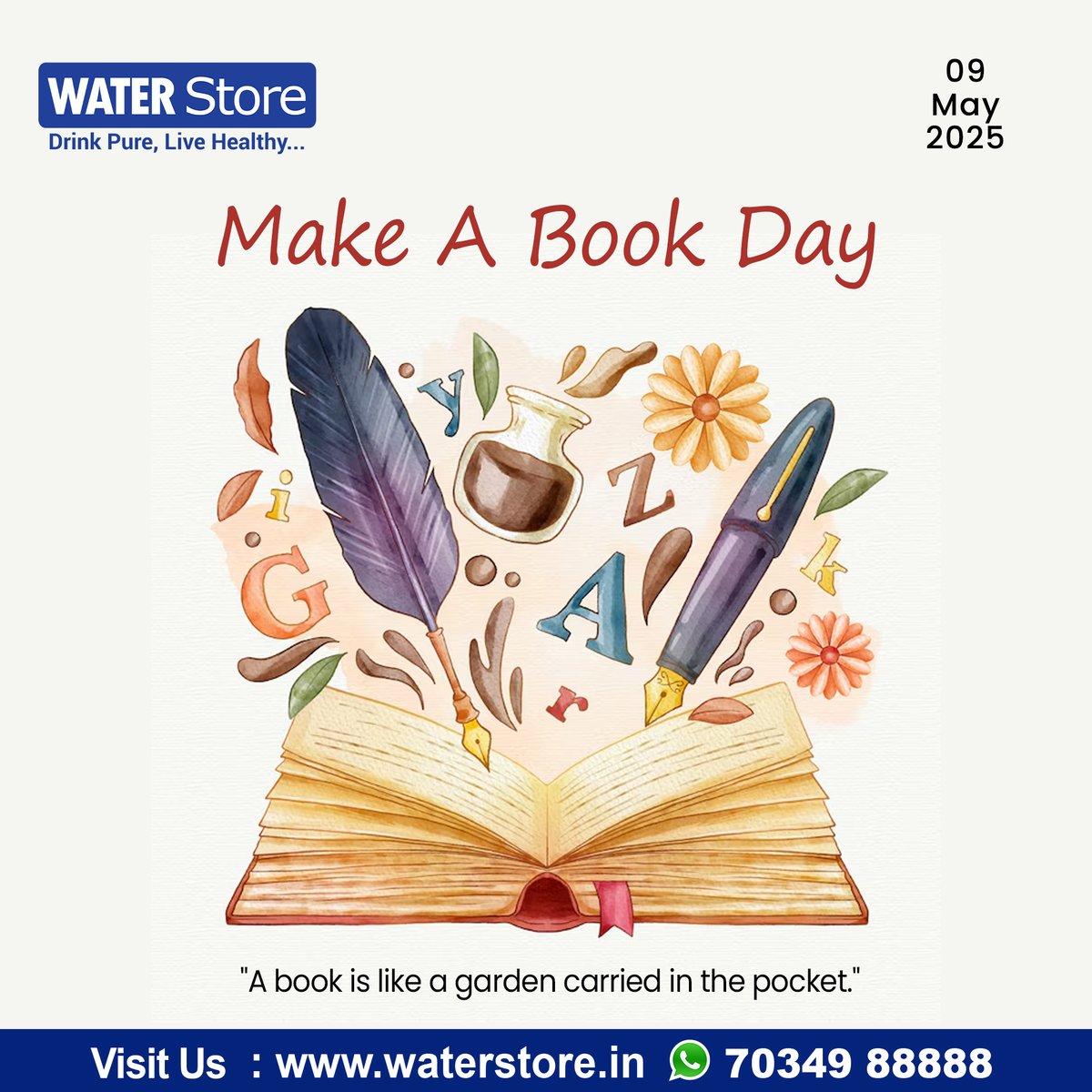 waterstore_blog's tweet image. #MakeABookDay #BookMaking #CreateABook #DIYBook #BookCreation #SelfPublishing #WritersOfInstagram #IndieAuthor #BookLovers #Bookish
No. 1 Trusted Water Purifier and Vacuum Cleaners Dealer in Kerala. | Enquiries Call: +91-7034988888 | Visit Us: waterstore.in
