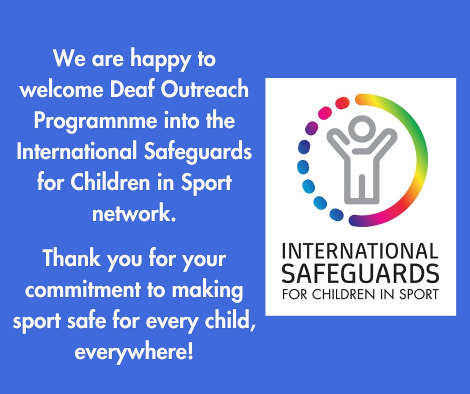 Welcome to #TeamSafeSport Deaf Outreach Programme!