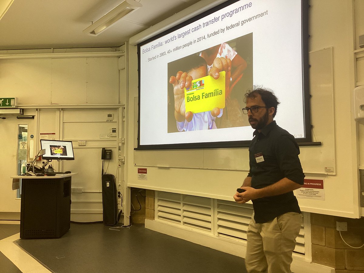 Paul Hufe (@paulhufe) on Twitter photo <a href="/NHHEcon/">NHH Department of Economics</a> We continue with <a href="/LeiteMariante/">Gabriel Leite Mariante</a>. Do unconditional cash transfers discourage work? Not for women in Brazil. A boost in benefits led more mothers to join the labor force, especially when it helps easing childcare burdens.
Paper: drive.google.com/file/d/1ksDE04… <a href="/NHHEcon/">NHH Department of Economics</a> We continue with <a href="/LeiteMariante/">Gabriel Leite Mariante</a>. Do unconditional cash transfers discourage work? Not for women in Brazil. A boost in benefits led more mothers to join the labor force, especially when it helps easing childcare burdens.
Paper: drive.google.com/file/d/1ksDE04…