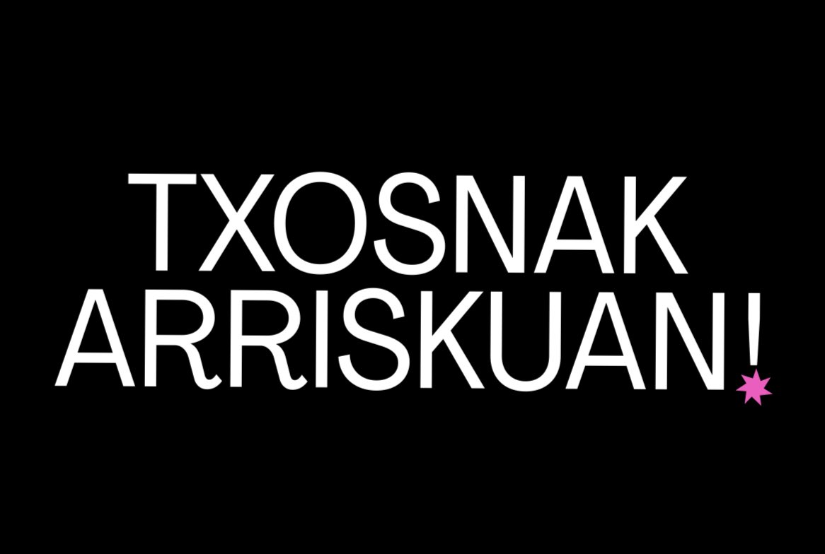 🚨🚨🚨🚨🚨🚨🚨🚨🚨🚨🚨

Bilbon elkartu gara gaur Bilboko <a href="/konpartsak/">Bilboko Konpartsak</a> , Gasteizko <a href="/entxosnatu/">Gasteizko Txosnak</a> eta Donostiako Piratak, alarma-mezu bat zabaltzeko: 𝗷𝗮𝗶𝗮𝗸, 𝗴𝗮𝘂𝗿 𝗲𝗴𝘂𝗻 𝗲𝘇𝗮𝗴𝘂𝘁𝘇𝗲𝗻 𝗱𝗶𝘁𝘂𝗴𝘂𝗻 𝗯𝗲𝘇𝗮𝗹𝗮, 𝗱𝗲𝘀𝗮𝗴𝗲𝗿𝘁𝘇𝗲𝗸𝗼 𝗮𝗿𝗿𝗶𝘀𝗸𝘂𝗮𝗻 𝗱𝗮𝘂𝗱𝗲.