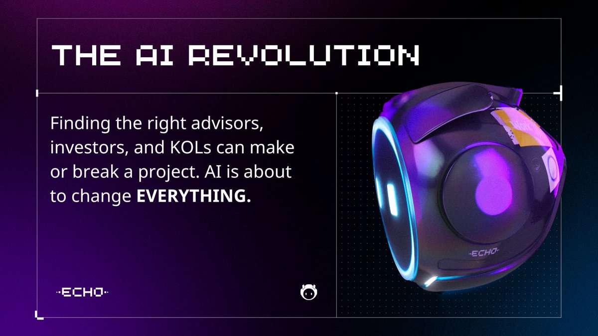 Web3 moves fast.

Finding the right advisors, investors, and KOLs can make or break a project.

But the old way is broken.

➟ Too much noise
➟ Scams everywhere
➟ No way to verify real talent

This is why AI is about to change EVERYTHING. 🧵👇