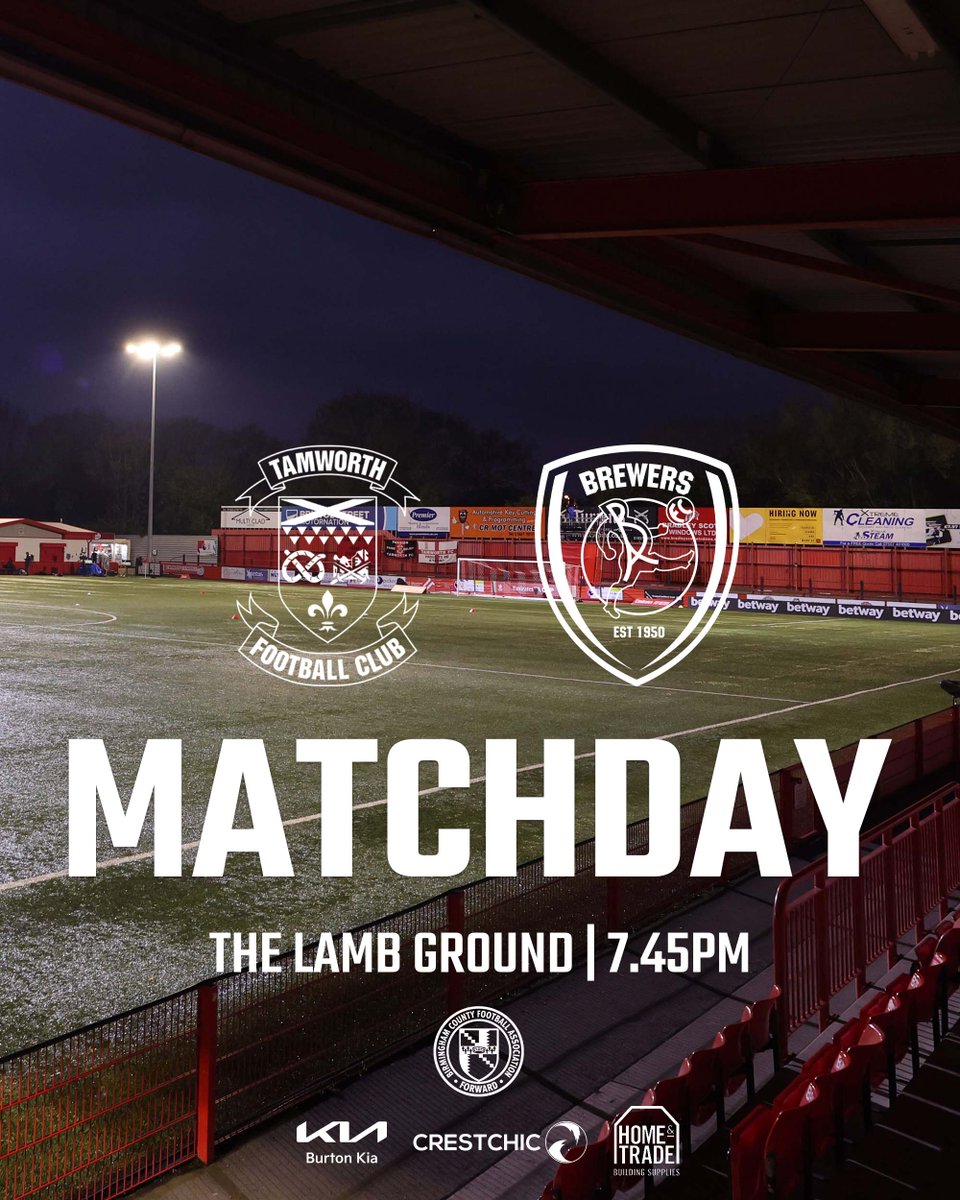 Burton Albion FC (@burtonalbionfc) on Twitter photo IT'S MATCHDAY ๐คฉ
Birmingham Senior Cup Final ๐
๐ <a href="/tamworthfc/">Tamworth Football Club</a>
๐๏ธ The Lamb Ground
๐ 7.45pm
๐ Birmingham Senior Cup
๐๏ธ bit.ly/3RTgOsU (tickets are only available to purchase online)
#BAFC IT'S MATCHDAY ๐คฉ
Birmingham Senior Cup Final ๐
๐ <a href="/tamworthfc/">Tamworth Football Club</a>
๐๏ธ The Lamb Ground
๐ 7.45pm
๐ Birmingham Senior Cup
๐๏ธ bit.ly/3RTgOsU (tickets are only available to purchase online)
#BAFC