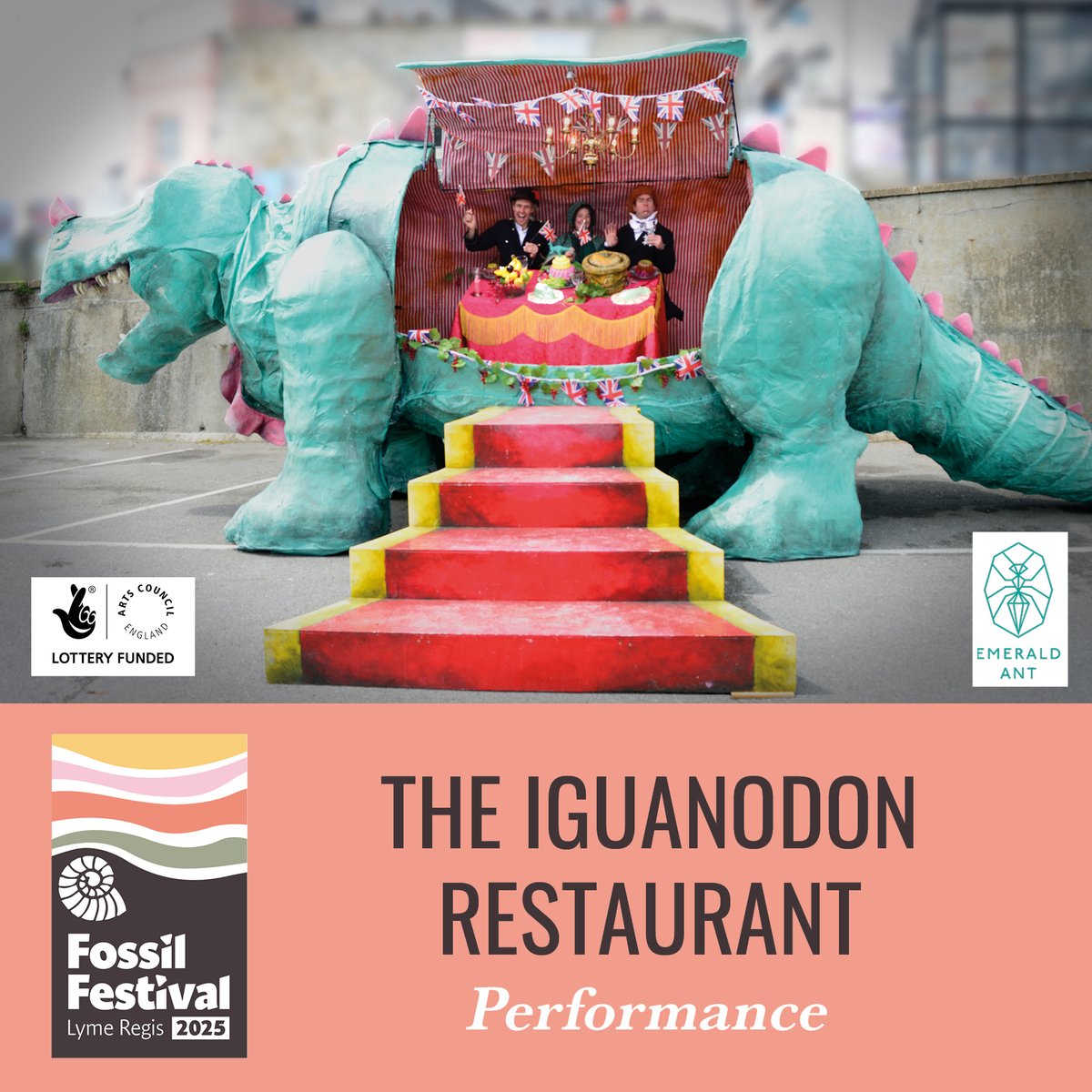 Fossil Festival PERFORMANCE on Marine Parade 15th June 12.30pm &amp; 3pm
