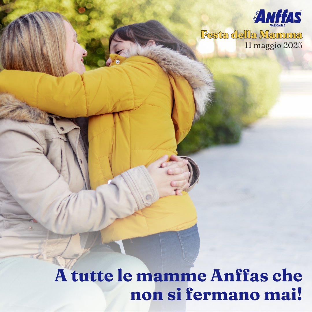 🌷 A tutte le mamme Anffas che non si fermano mai!
Celebriamo le mamme con un pensiero colmo di gratitudine alle mamme della grande famiglia #Anffas, che ogni giorno si battono con coraggio per i diritti dei propri figli. 🥰 Buona Festa della #Mamma!
#FestaDellaMamma #MothersDay