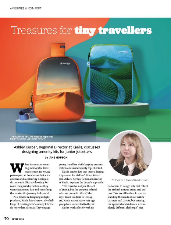 KaelisWorld's tweet photo. Behind every kids' kit we create is a bigger story—one of imagination, connection and a journey that begins long before takeoff. 🌍✈️🎒

Grateful to PAX International for sharing a glimpse into how we design amenity kits that do more than entertain—they inspire. 

#Kaelis https://t.co/pyj31VF1o6
