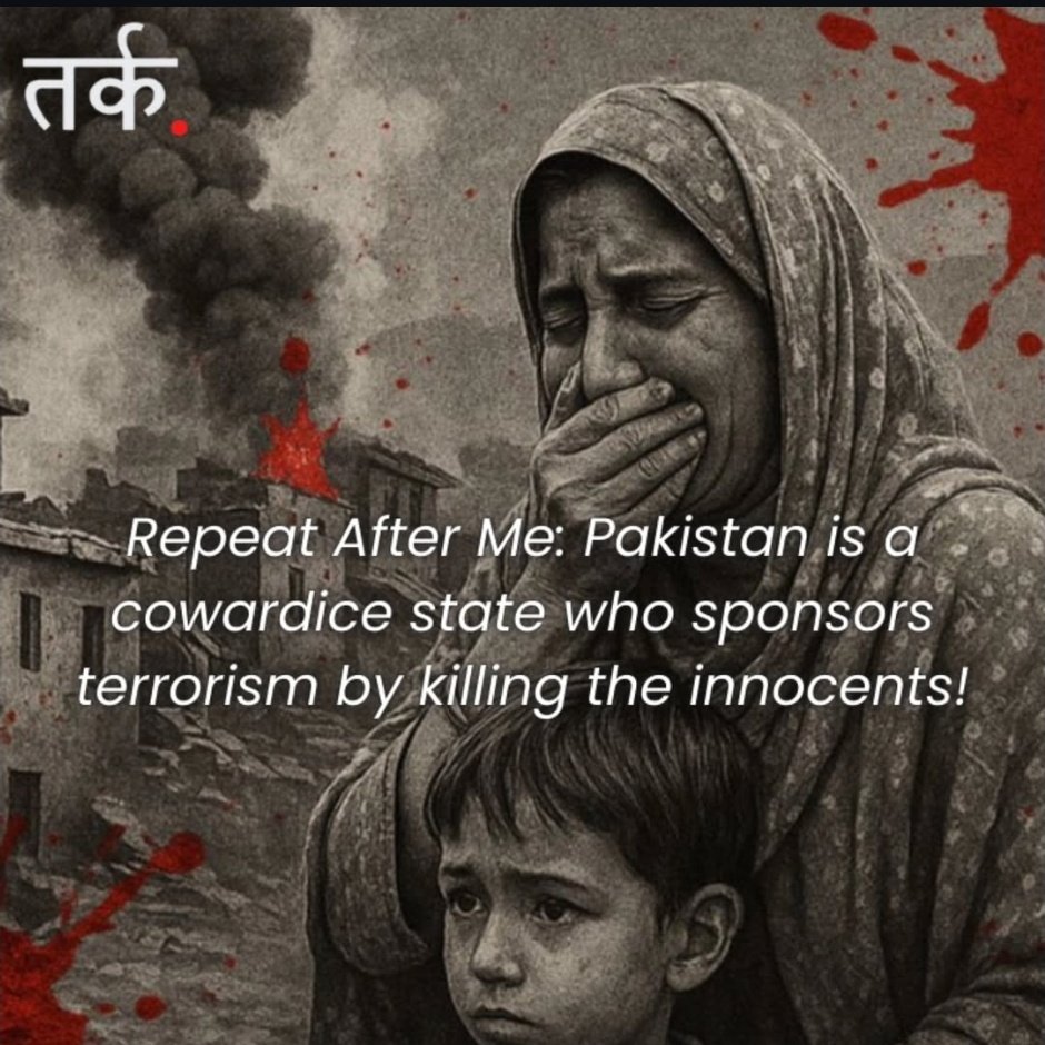 saloni_sanjay18's tweet photo. This is how a country who says that they are itself victim of terrorism reacts? Isn't this the action of War 
This is the time to show the power not the peace 
#OperationSindoor #IndianArmedForces
@adgpi https://t.co/DkhRuAzCFb