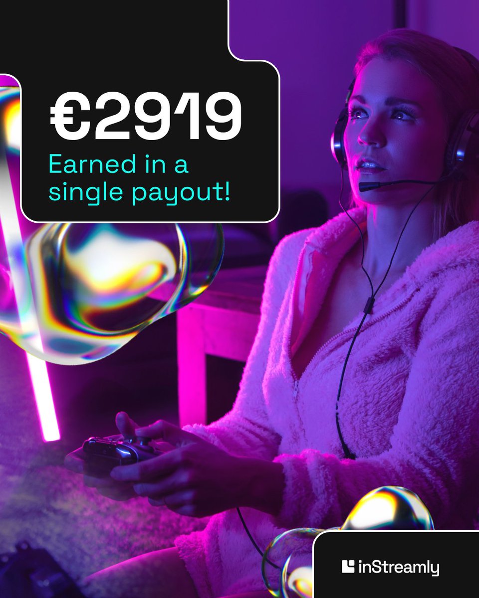 🎮 Stream, chill, and… earn €2919? That’s exactly what one streamer did in April. Not bad for doing what you love, right? So, who’s next? 👀

#sponsorship #streaming #twitch #youtubegaming