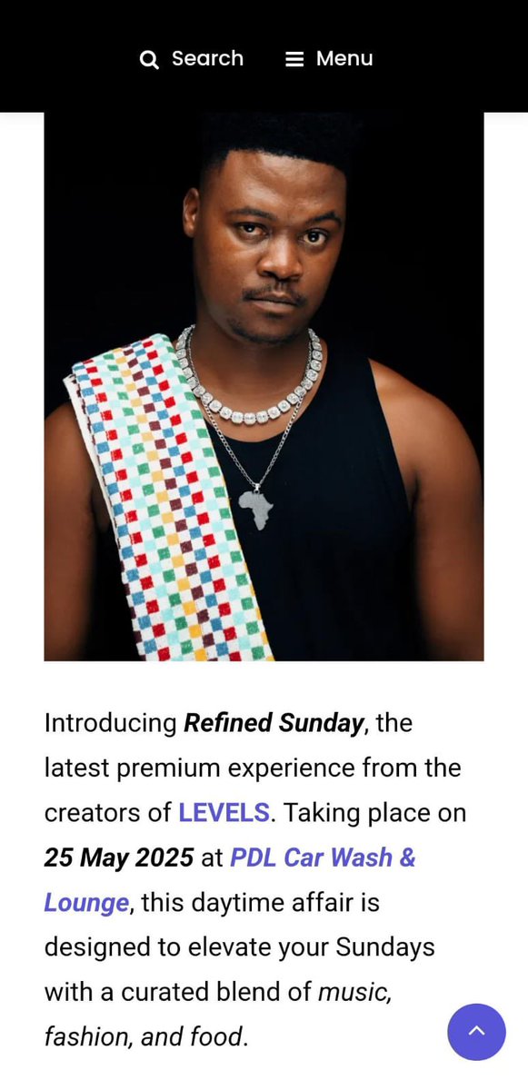 Levels94_'s tweet photo. Coming up next: Refined Sunday 

🎫 going for R100 https://t.co/CQVcDhnyeF https://t.co/DEU7J4KcL6