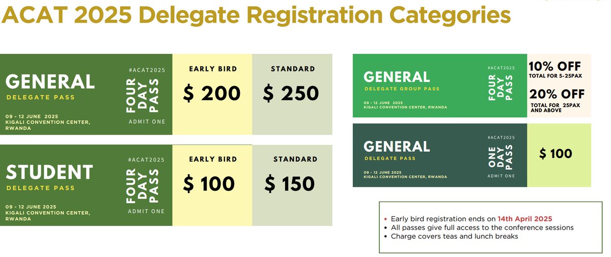 Curious about Africa's ag future?

Don’t miss out on Africa's largest Agricultural Technology event—the #ACAT2025 Conference in Kigali, Rwanda, from June 9th-12th, 2025. 

REGISTER NOW. SEE YOU THERE! 

#ACATAfrica #ACAT2025 #AATFAfrica #NextGenAgTech #AgTech <a href="/aatfafrica/">AATF Africa</a>