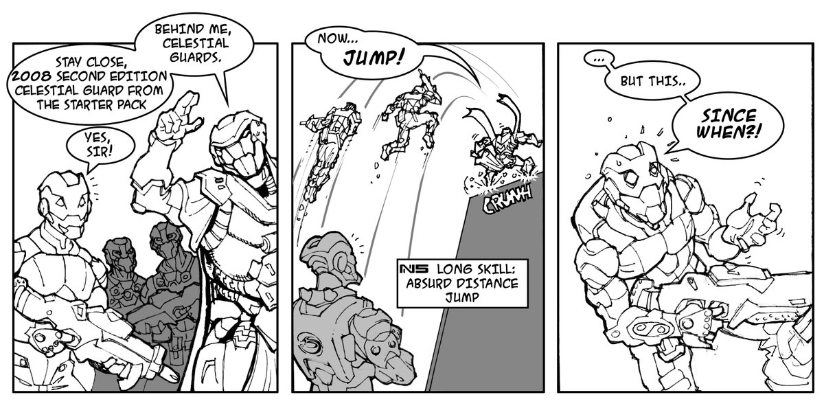 Vuelvo a hacer tiras Cómicas. Como antaño!
#Infinitythegame #oldschool #InfinityN5 #Warcors #ImperialServiceN5