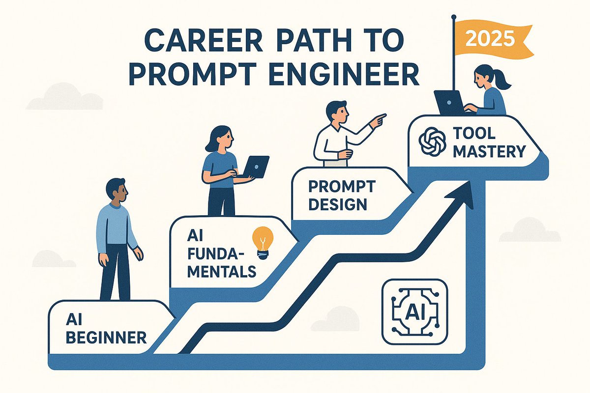 RefonteLearnin's tweet photo. Master prompt engineering in just 3 months! 🚀
From ChatGPT wizardry to building a job-ready portfolio, this guide is your AI career cheat code. 👨‍💻👩‍💻
Start your journey here 👉 https://t.co/RtAKdhlabT
#PromptEngineering #AIcareers #ChatGPT #RefonteLearning https://t.co/ejARvMYWnA