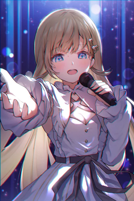 もっと歌ってくれ#はなぶさの絵 