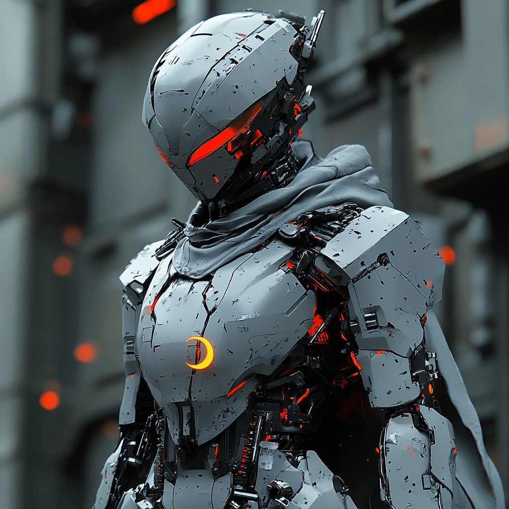 ong53's tweet photo. Ninja Mech - Armoroid Shinobi
.
.
#ninja #shinobi #ai #digitalart #cyberpunk #scifi #mech #robot #character #futuristic #manga #mangaart #conceptart #mechaart https://t.co/6UXs1RbWJt