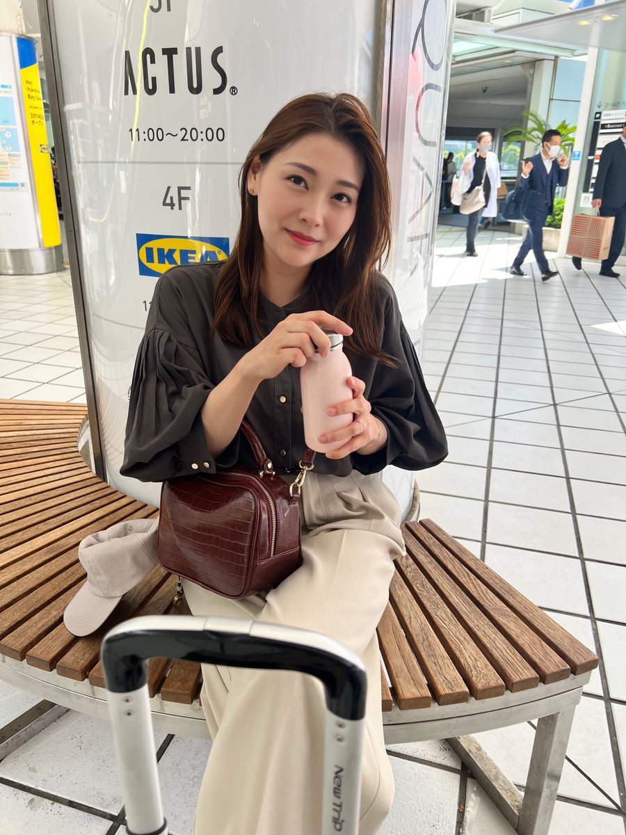 歩き疲れちゃってちょいと一息😊