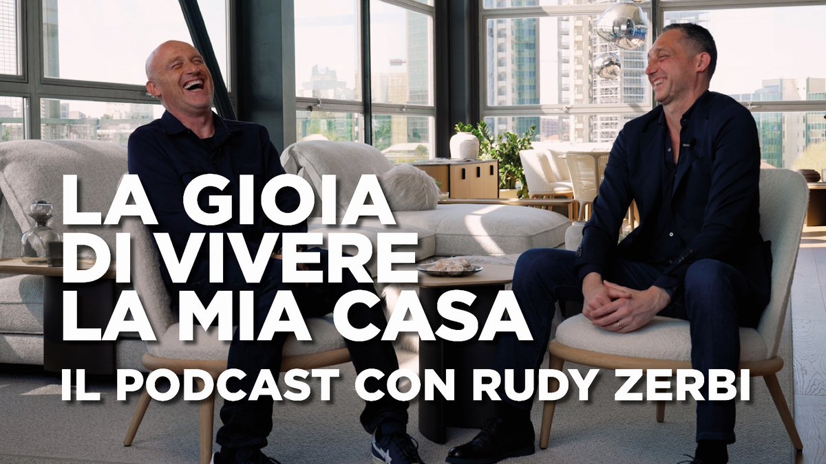 BertoSalotti's tweet photo. Rudy Zerbi: "Così ho ritrovato la gioia di vivere il Salotto" | BertO Live Podcast #1
Guarda il video sy #YouTube! > https://t.co/pghM194r26
#intervista #rudyzerbi #progetto #design #progettodidesign #salotto #thedreamdesign #madeinmeda #BertO @Filippo_Berto @RudyZerbi https://t.co/rEqTs4D5AK