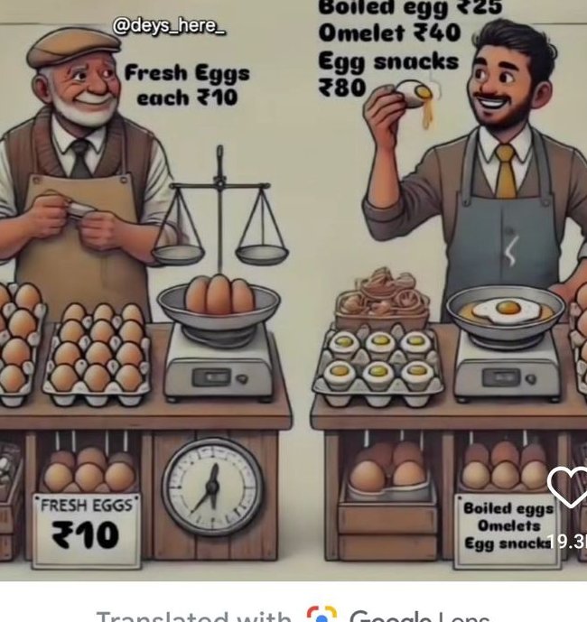 "Don’t just sell the product—sell the experience. Add value, solve problems, and people will pay more.