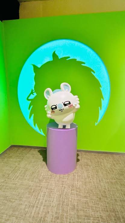 ちいかわ展のモモンガ