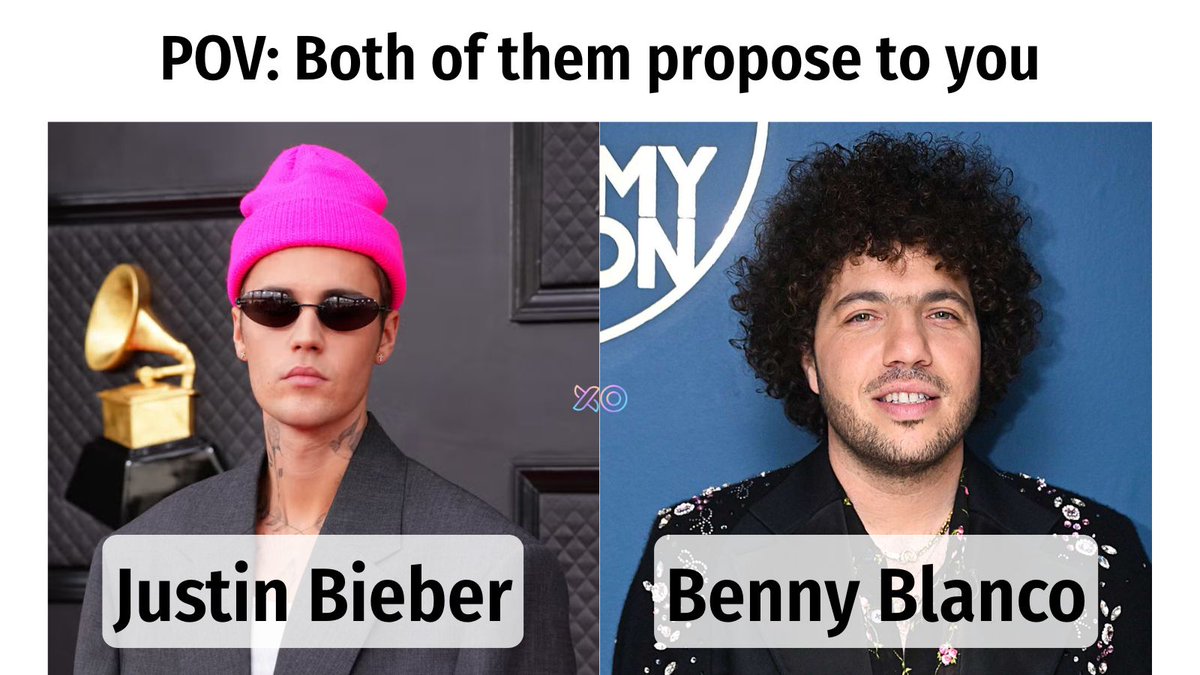 XO Challenge Time⚡️

Choose your X and O, and comment your answer below!
Example: X Benny O Justin  

Join the challenge to win $5,000 XOXO token👀
🍒Raffle winners: 2
⌛️Deadline: May 15th 1PM UTC 
#Justin #BennyBlanco #selenagomez
