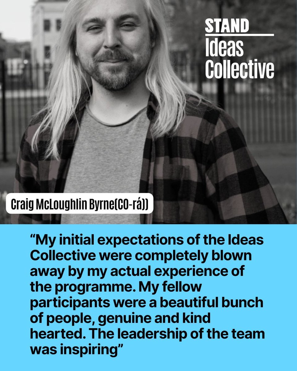 Through the Ideas Collective, Craig developed CO-rá - A workshop which brings students and their educators together to address this issue as equal partners in education. 
👉 Looking for a community to support your idea? Join the Ideas Collective: stand.ie/what-we-do/ide…