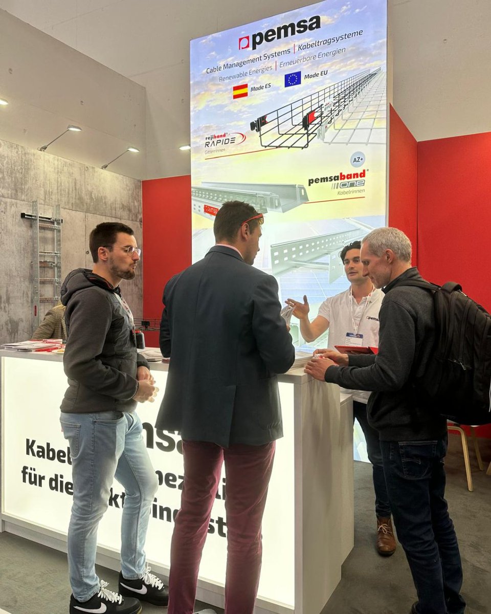 Pemsa UK (@pemsauk) on Twitter photo ⚡ Day two at <a href="/TheSmarterE/">The smarter E</a> and we’re still going strong!
Thank you to all the professionals who visited Pemsa’s stand yesterday. Haven’t stopped by yet? We’re waiting for you at stand C4.209!
#Pemsa #Intersolar2025 #Photovoltaics #SolarInstallation ⚡ Day two at <a href="/TheSmarterE/">The smarter E</a> and we’re still going strong!
Thank you to all the professionals who visited Pemsa’s stand yesterday. Haven’t stopped by yet? We’re waiting for you at stand C4.209!
#Pemsa #Intersolar2025 #Photovoltaics #SolarInstallation