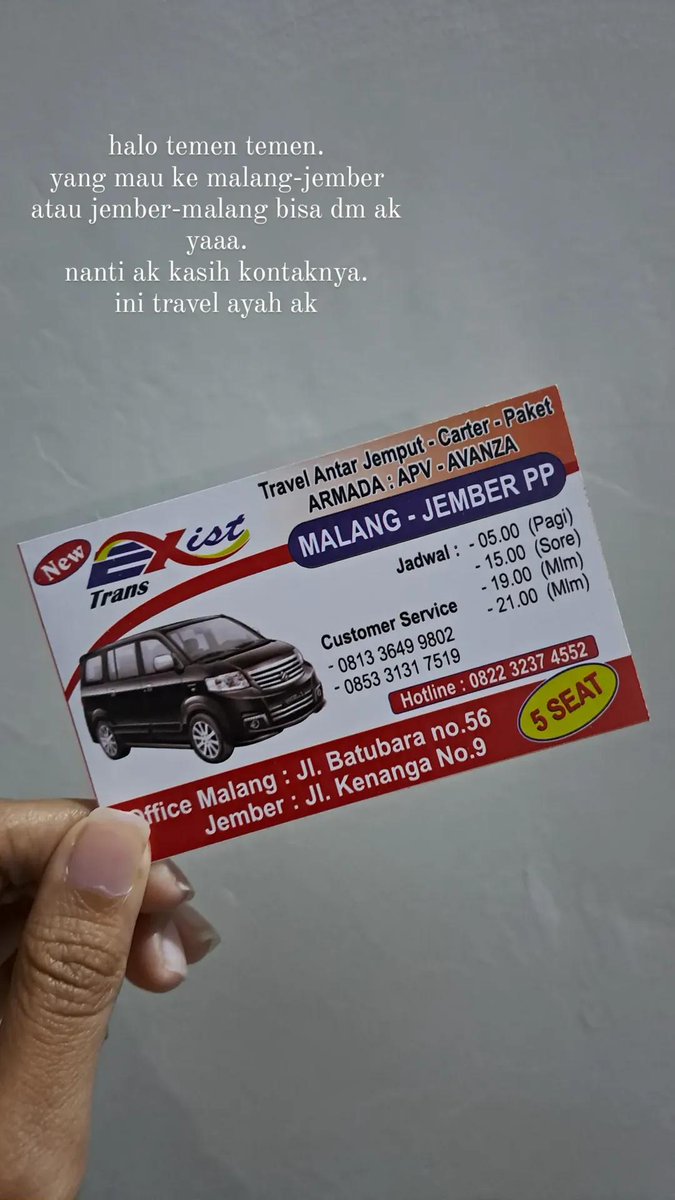 pjmsbear's tweet photo. @tanyarlfes halo kak, ini aku ada info. nomor ayah ak yg bawah yg 0853 3131 7519.
bisa hub no iki yaaaa https://t.co/uC9fAYTDka