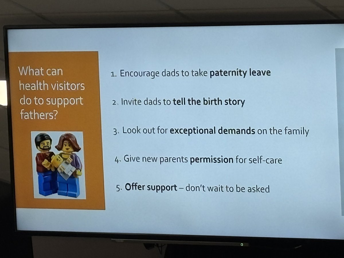botting_nikki's tweet image. Hearing about the Mental Health of #dads after having a baby using a demands / resources model from Jessica Hobbs 

#Mentalhealth #fathers #iHVEBP2025 @iHealthVisiting