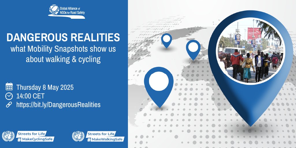 Road Safety Alliance (@roadsafetyngos) on Twitter photo Excited to hear a fantastic panel of NGOs at our pre-<a href="/UNGRSW/">UN Road Safety Week</a> session today:
<a href="/viviamperroneOK/">Viviam Perrone</a> <a href="/madresdeldolor/">Madres del Dolor</a>, <a href="/kshivani25/">Shivani Khurana</a> <a href="/Raahgiri_Fdn/">Raahgiri Foundation</a>, Richard Owere <a href="/lrsinitiative/">Legacy Road Safety Initiative (LRSI)</a>, <a href="/sam_in_zimbabwe/">Sam Nyaude</a> <a href="/RoadSafeZim/">Road Safe Zimbabwe</a>
Register: lnkd.in/eEBtJAU5 Excited to hear a fantastic panel of NGOs at our pre-<a href="/UNGRSW/">UN Road Safety Week</a> session today:
<a href="/viviamperroneOK/">Viviam Perrone</a> <a href="/madresdeldolor/">Madres del Dolor</a>, <a href="/kshivani25/">Shivani Khurana</a> <a href="/Raahgiri_Fdn/">Raahgiri Foundation</a>, Richard Owere <a href="/lrsinitiative/">Legacy Road Safety Initiative (LRSI)</a>, <a href="/sam_in_zimbabwe/">Sam Nyaude</a> <a href="/RoadSafeZim/">Road Safe Zimbabwe</a>
Register: lnkd.in/eEBtJAU5
