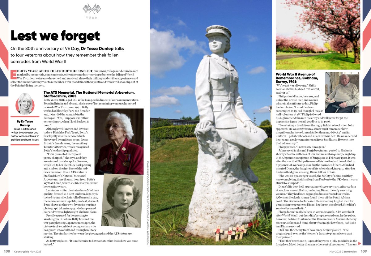 Countryside (@nfucountryside) on Twitter photo Our latest edition is a tribute to all those who served and sacrificed - on the front line and home front - during World War Two, to ensure our freedom.
And you can also win a copy of the new book 'Lest We Forget' from <a href="/Tessadunlop/">Dr Tessa Dunlop</a>
#VEDay80 #WW2 🇬🇧 Our latest edition is a tribute to all those who served and sacrificed - on the front line and home front - during World War Two, to ensure our freedom.
And you can also win a copy of the new book 'Lest We Forget' from <a href="/Tessadunlop/">Dr Tessa Dunlop</a>
#VEDay80 #WW2 🇬🇧