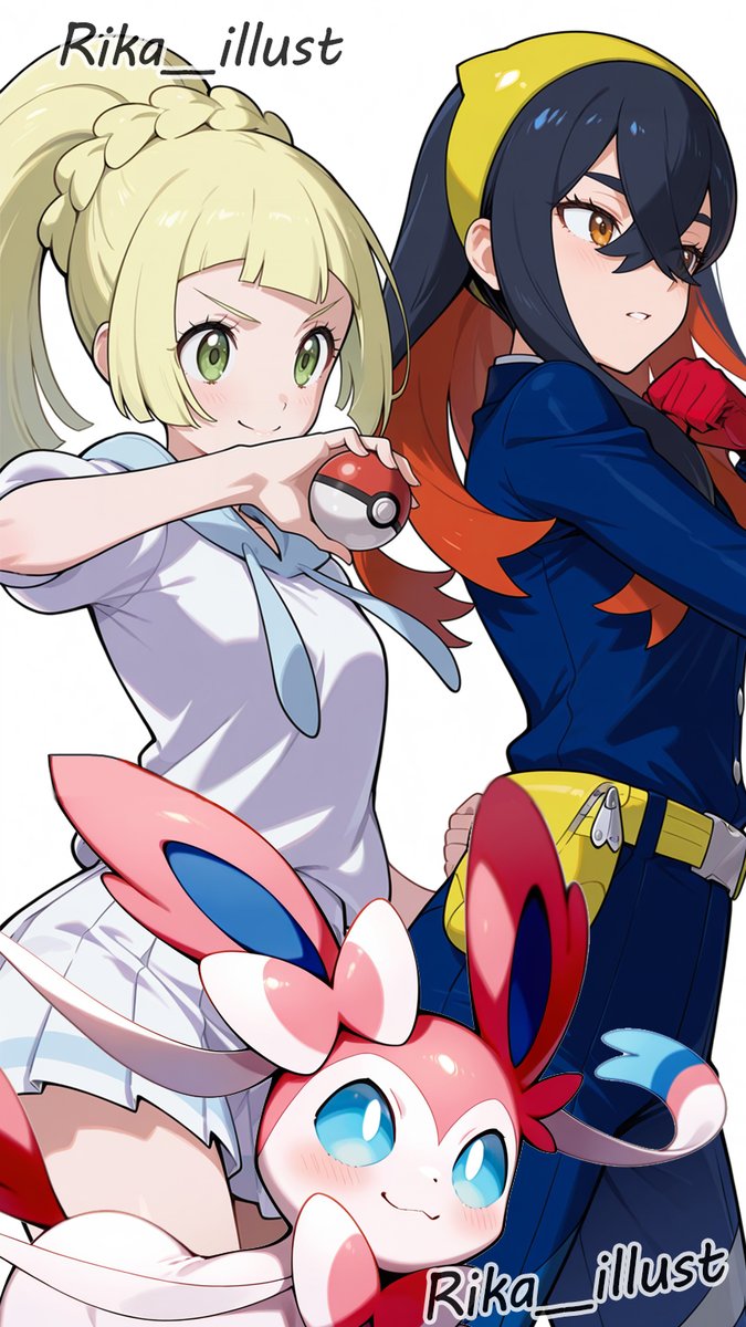 rika__illust's tweet image. Lillie and Carmine and Sylveon
リーリエ & ゼイユ & ニンフィア
好きなキャラコンビのバトルパートナーズ👀
なんとなく、リーリエはニンフィアを手持ちにいれてそう...!!